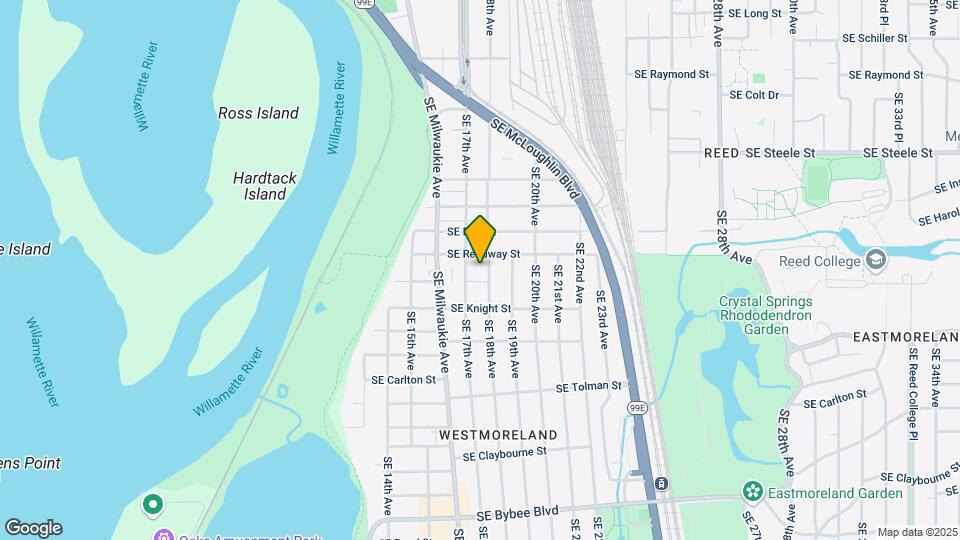 5727 SE 18th Ave Map and Location Details