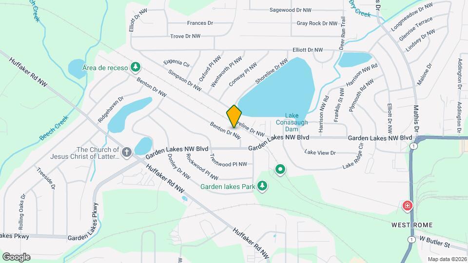 108 Benton Dr NW Map and Location Details