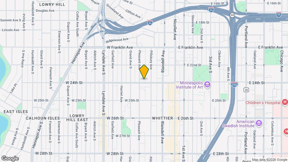 214 W 24th St, Unit 2 Map and Location Details