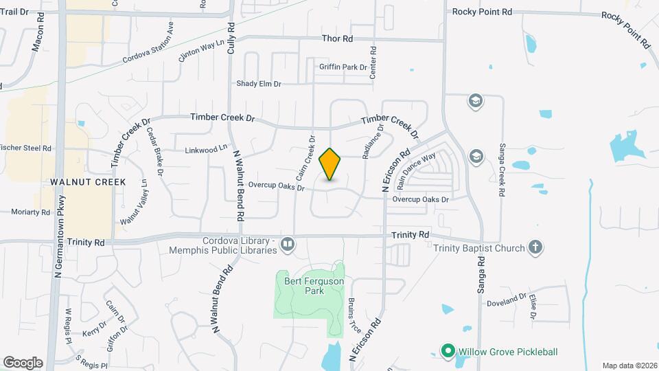 8538 Overcup Oaks Dr Map and Location Details