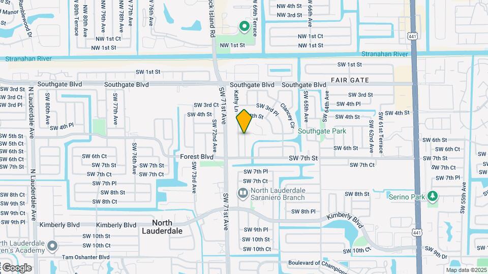 6900 SW 5th St Mapa y Detalles de la Ubicación