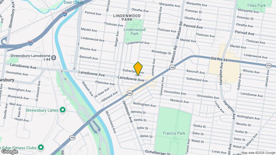 6653-6655 Lansdowne Ave Map and Location Details