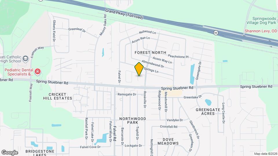 22014 Briarvine Ct Mapa y Detalles de la Ubicación