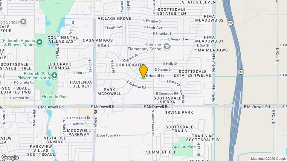 8328 E Palm Ln Map and Location Details