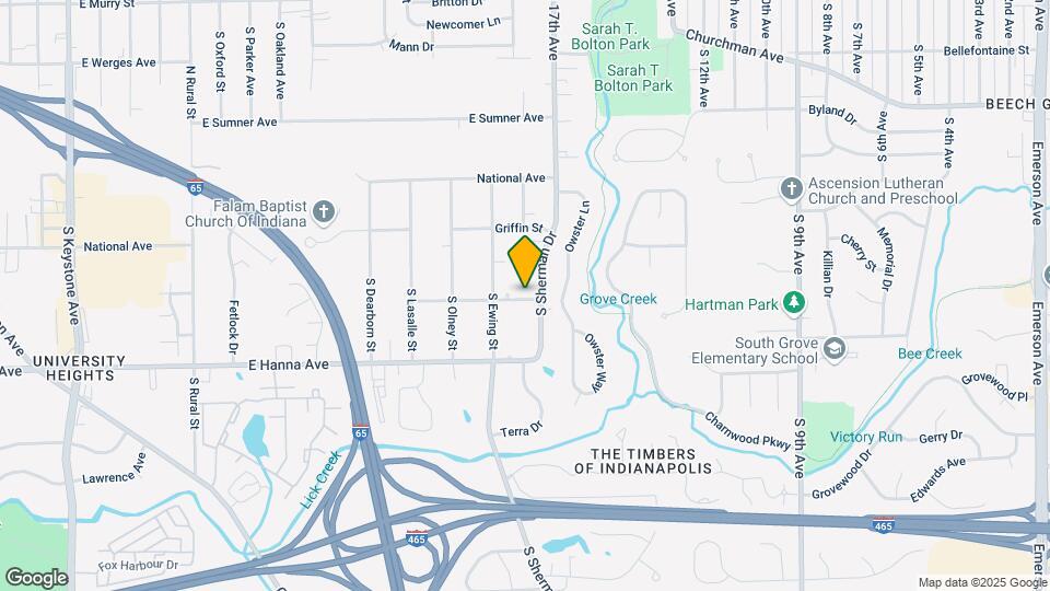 3854 S Sherman Dr Map and Location Details