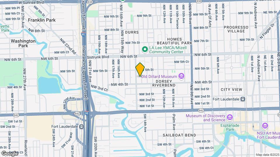 417 NW 14th Way Map and Location Details