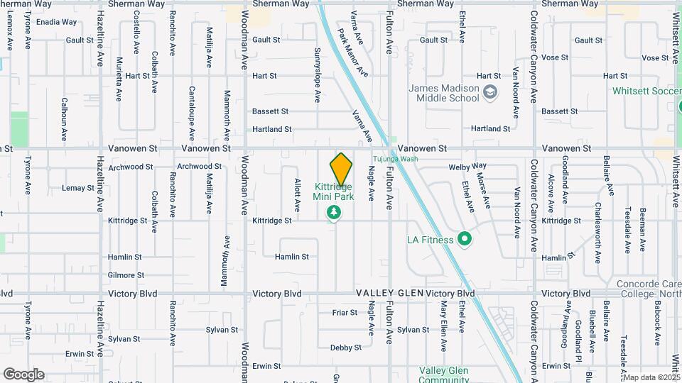 6656 Greenbush Ave Map and Location Details