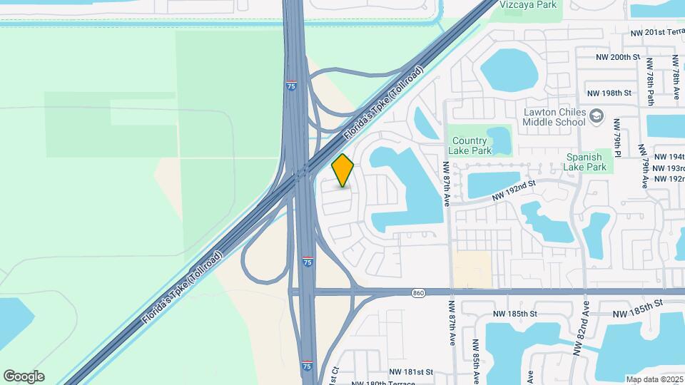 9050 NW 192nd Terrace Map and Location Details