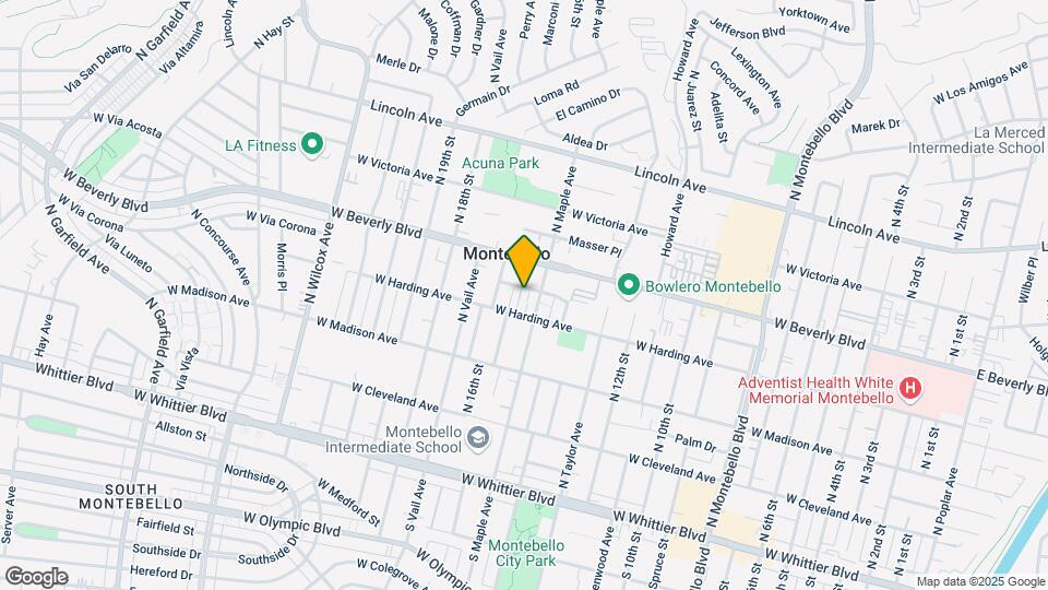 1513 W Beverly Ter Mapa y Detalles de la Ubicación