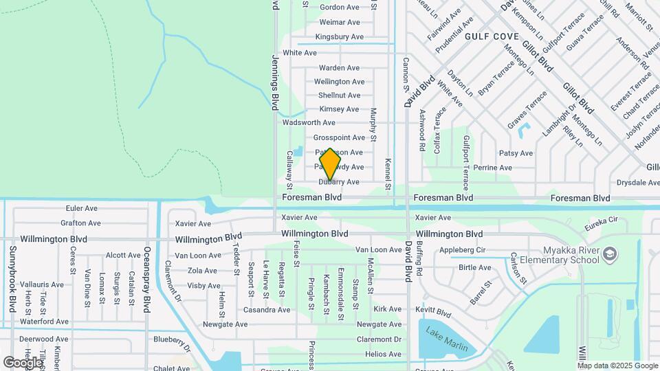 12113 Dubarry Ave Map and Location Details