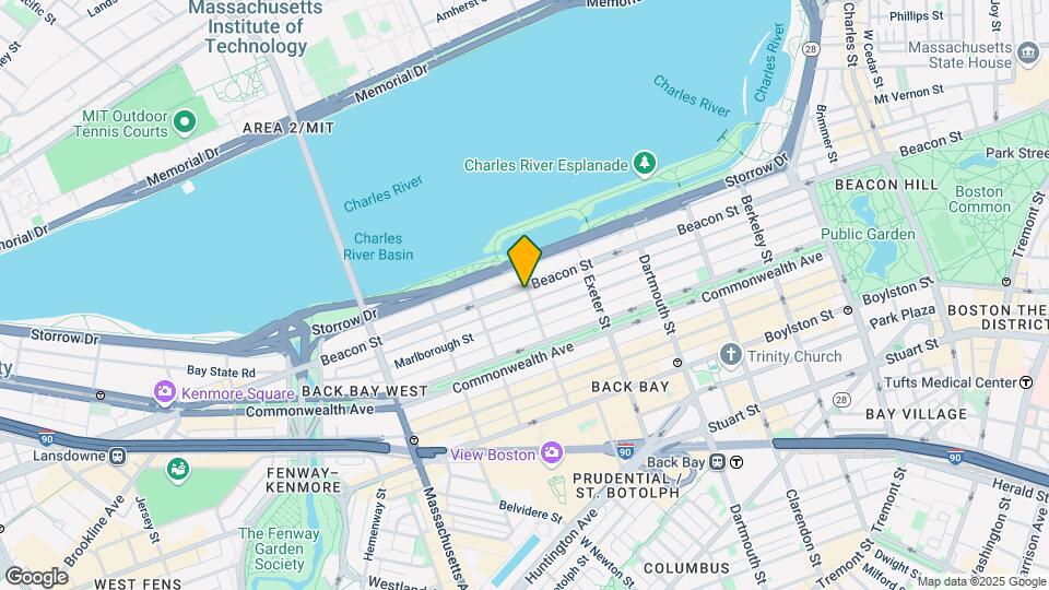 351 Beacon St, Unit 6 Map and Location Details