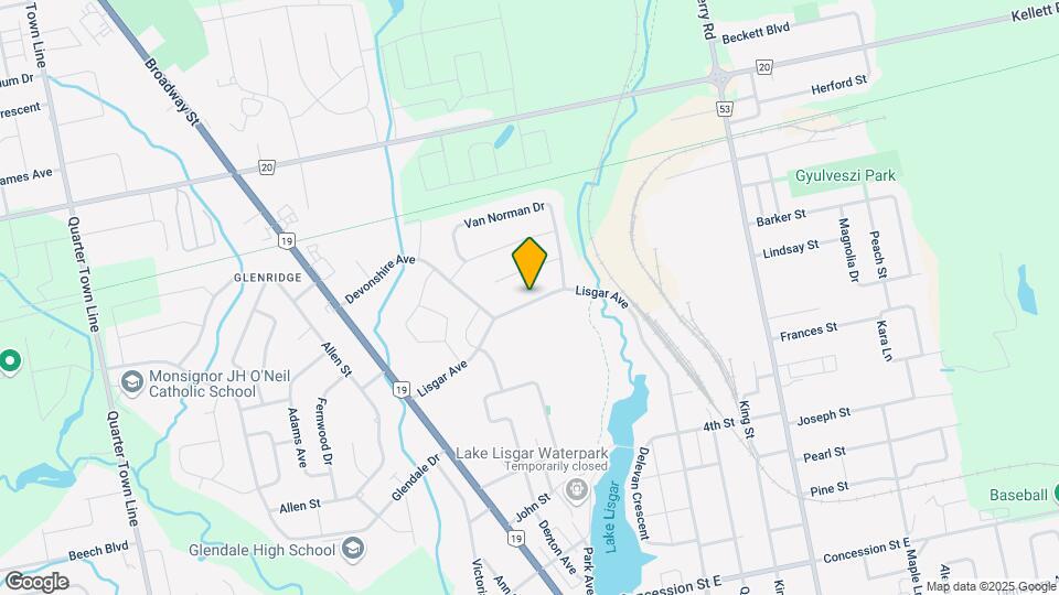 Lisgar Ave Apartments Map and Location Details