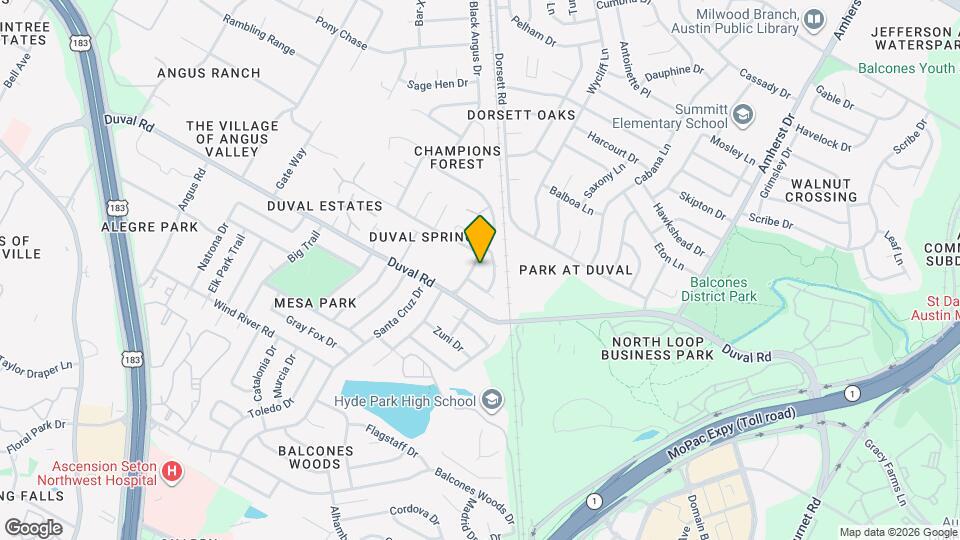 4411 Whispering Valley Dr Map and Location Details