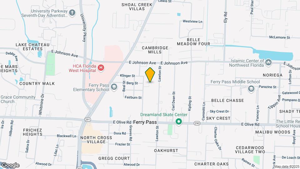 8302 Binkley St Map and Location Details