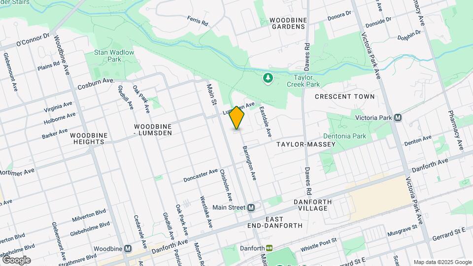 156 Barrington Ave Map and Location Details