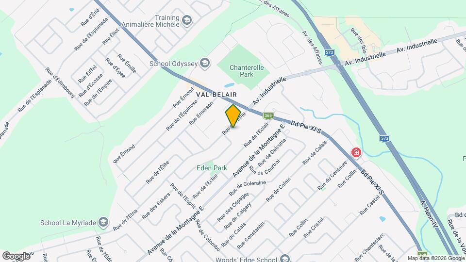 1445 De L'etna Rue Map and Location Details