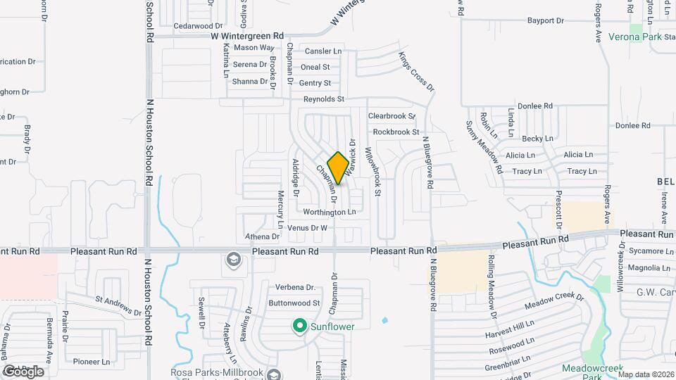 1424 Chapman Dr Map and Location Details