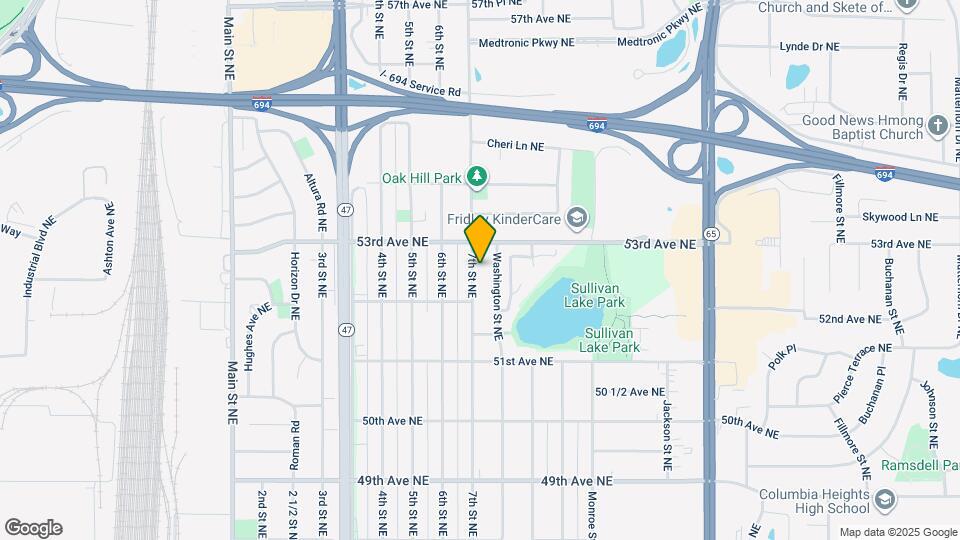 5231 7th St NE Map and Location Details