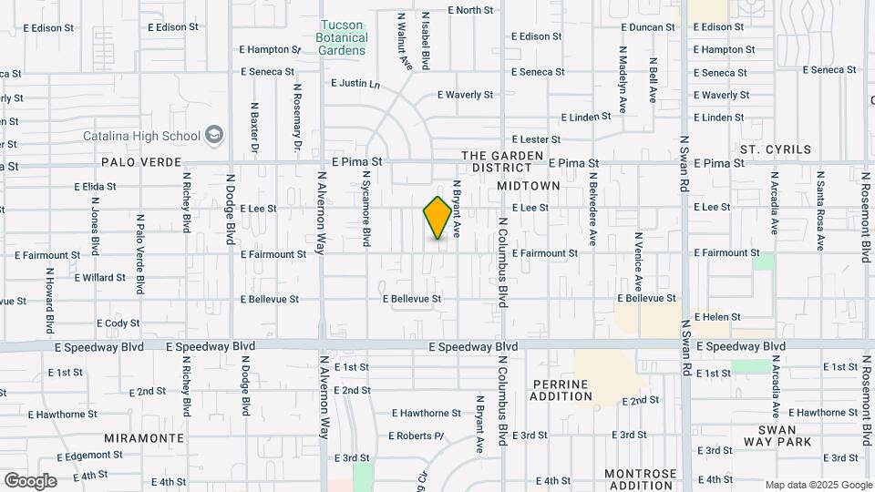 4131-4139 E Fairmount St Map and Location Details