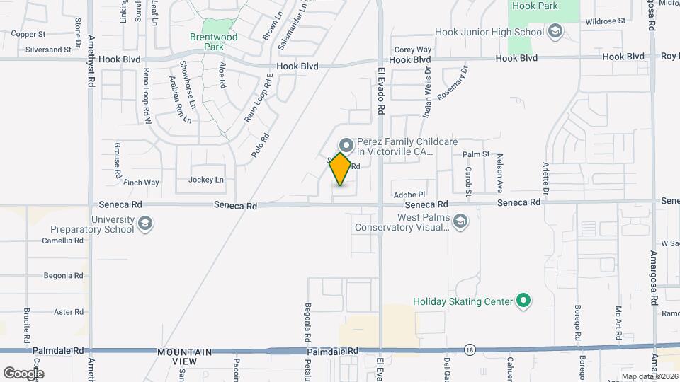 14390 Huntridge Dr Map and Location Details