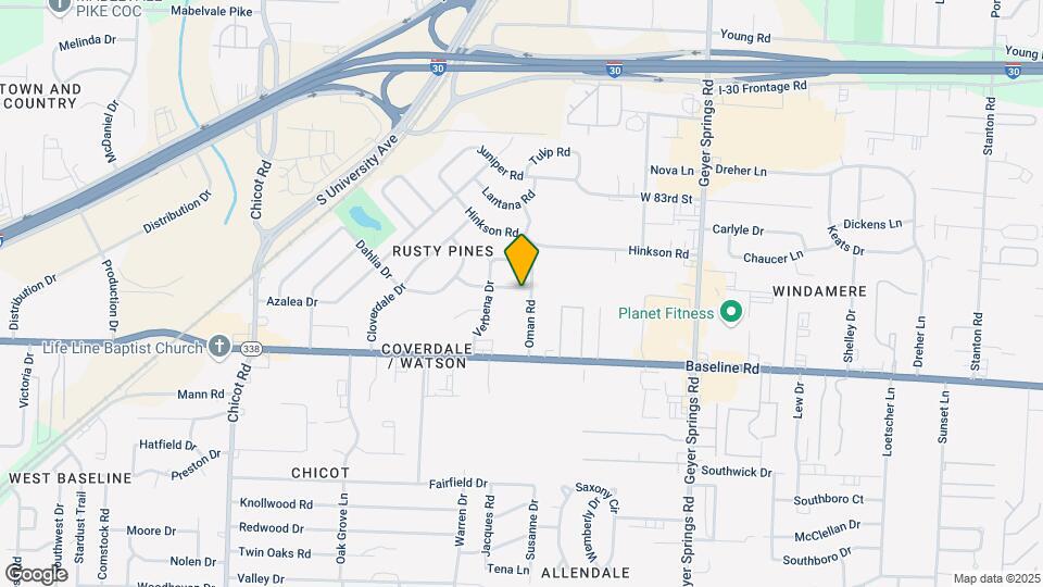 6605 Poppy Rd Map and Location Details