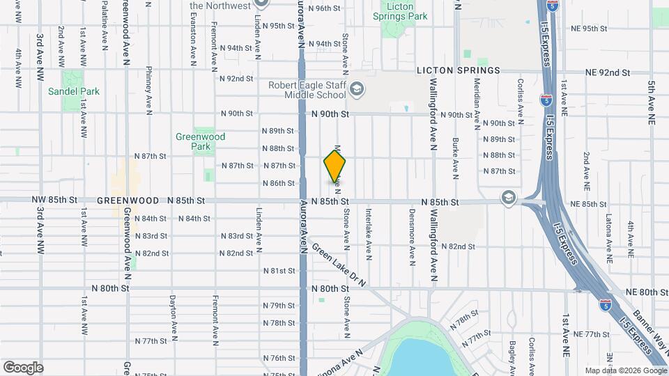 8519 Midvale Ave N Mapa y Detalles de la Ubicación