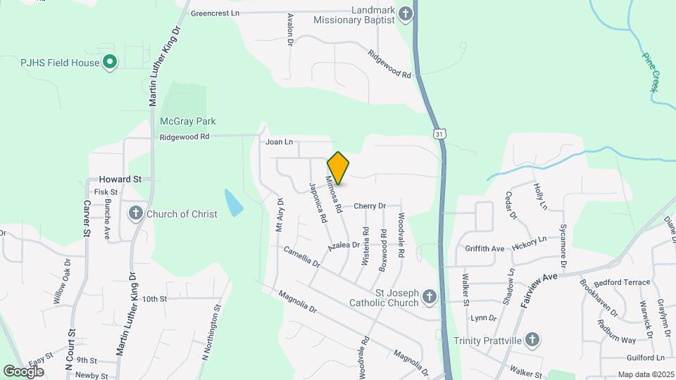 648 Mimosa Rd Map and Location Details