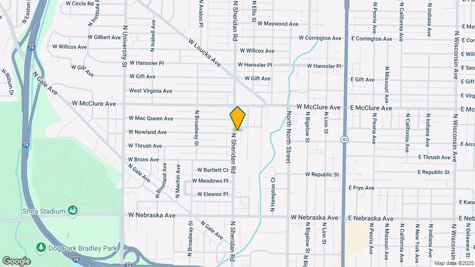 2240 N Sheridan Rd Map and Location Details