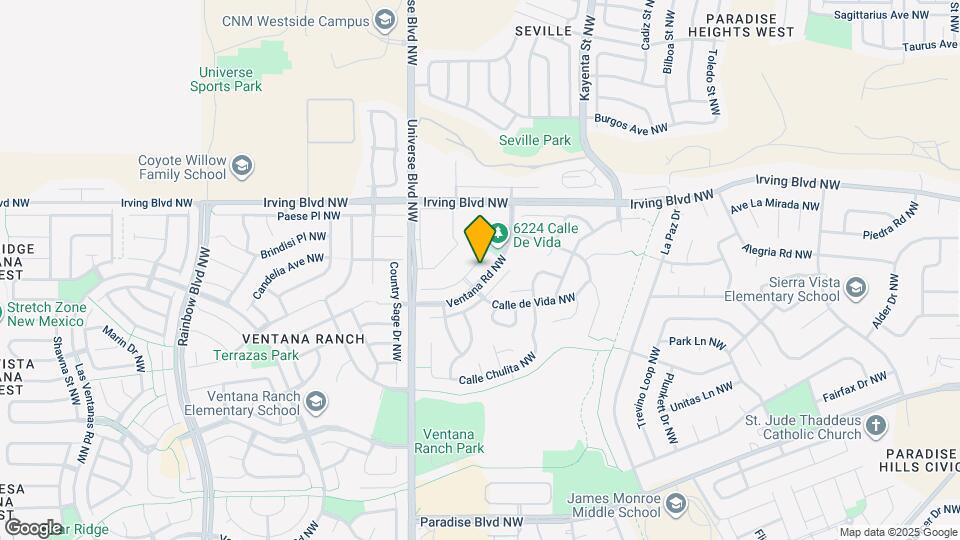 6432 Los Pueblos Pl NW Map and Location Details