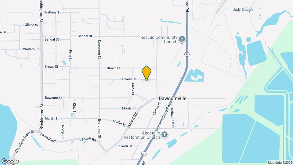 313 Hickory St Map and Location Details