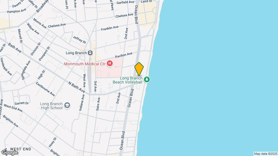 South Beach at Long Branch Mapa y Detalles de la Ubicación