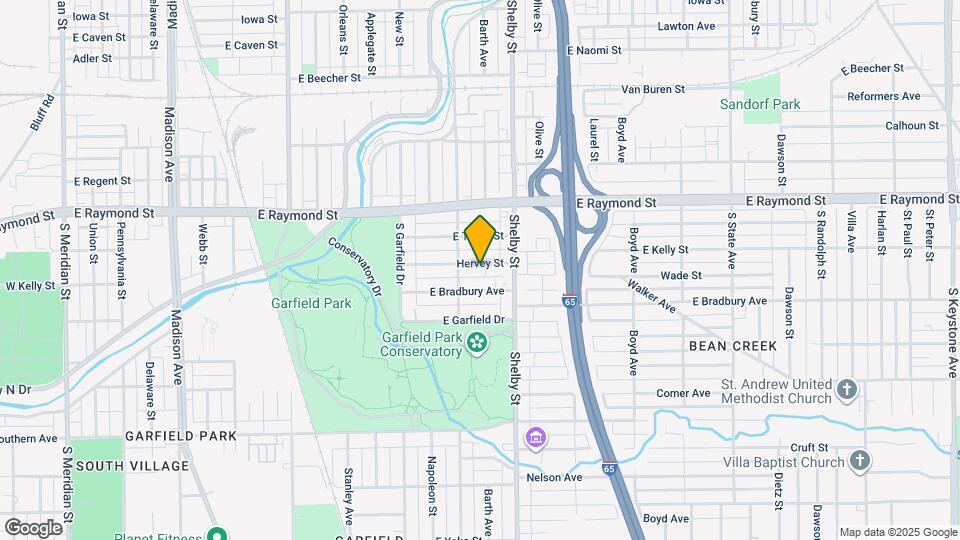 1025 Hervey St Mapa y Detalles de la Ubicación