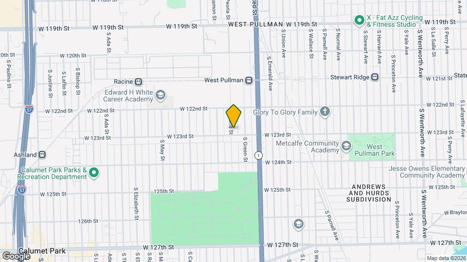 12253 S Peoria St Map and Location Details