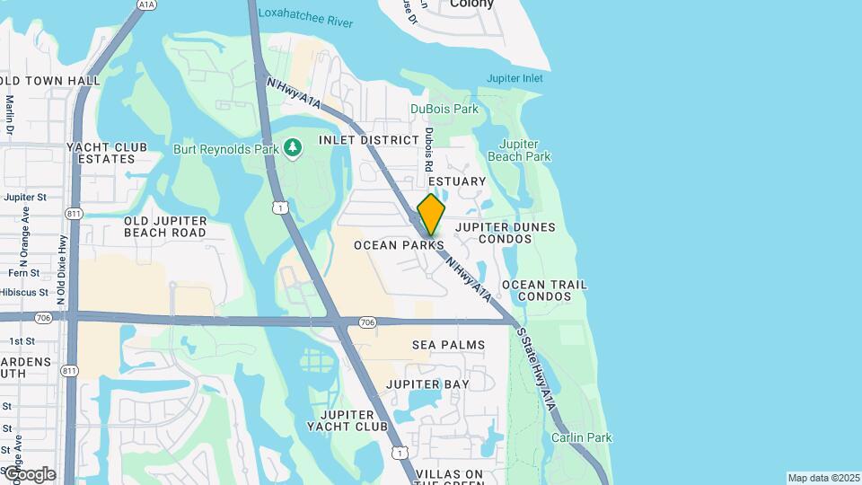 400 N Hwy A1A Map and Location Details