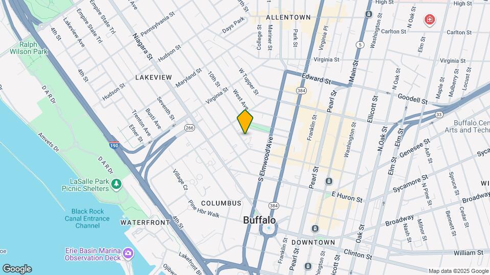 25 Whitney Pl Map and Location Details