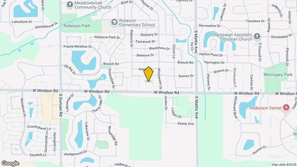 2318 Hackberry Ct Map and Location Details