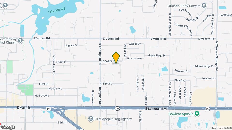 466 Thompson Vlg Ave Map and Location Details