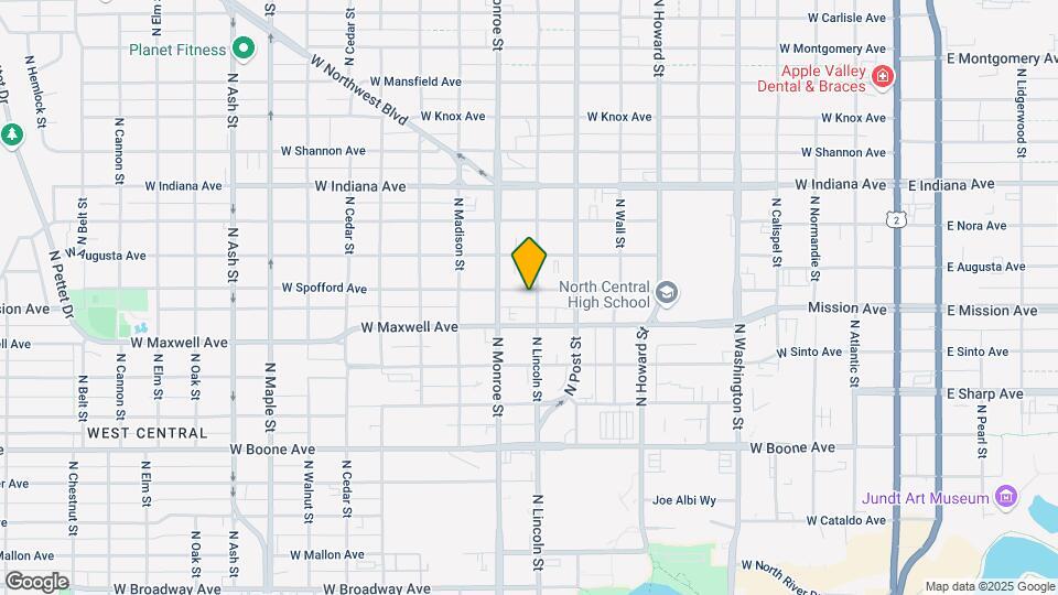 903 W Spofford Ave Map and Location Details
