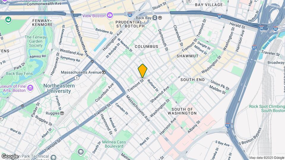 715 Tremont St Map and Location Details