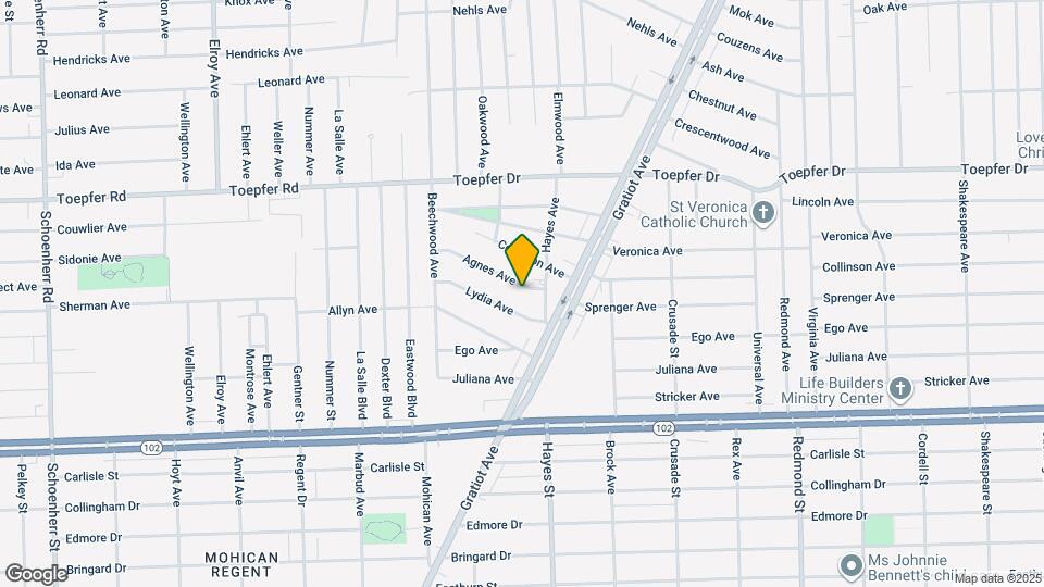 14794 Agnes Ave Map and Location Details