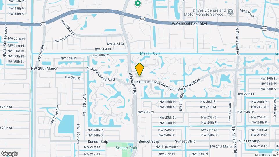 2816 NW 99th Terrace Map and Location Details