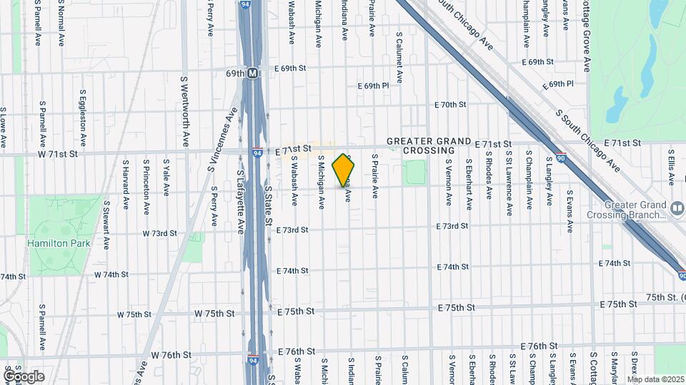 7200 S Indiana Ave Map and Location Details