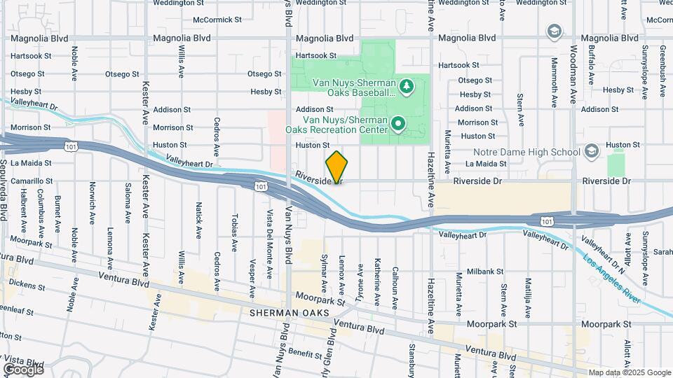 14348 Riverside Dr Map and Location Details