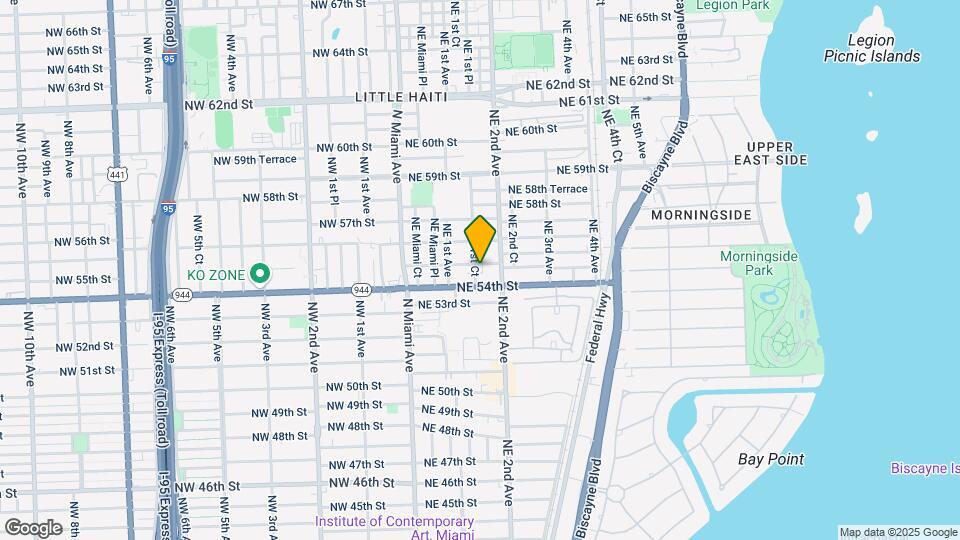 160 NE 55th St Map and Location Details