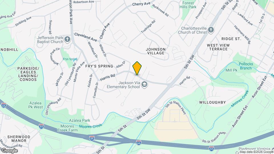 402 Harris Rd Map and Location Details