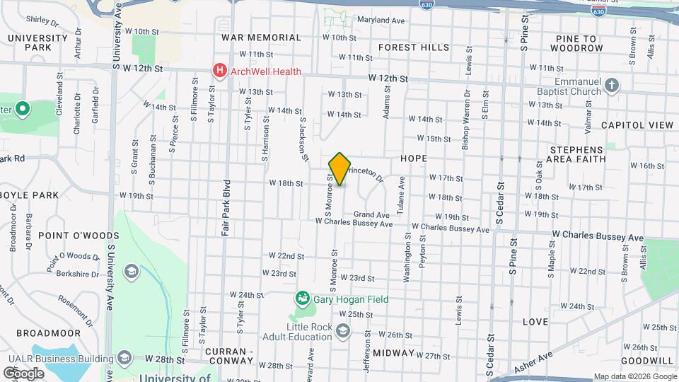 1720 Green Meadow Dr Map and Location Details