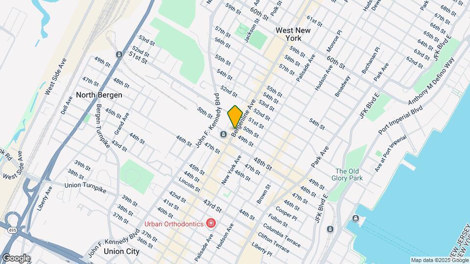 4905 Bergenline Ave Map and Location Details