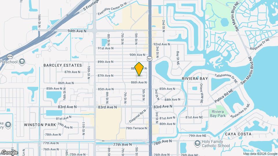 8619 5th St N Map and Location Details