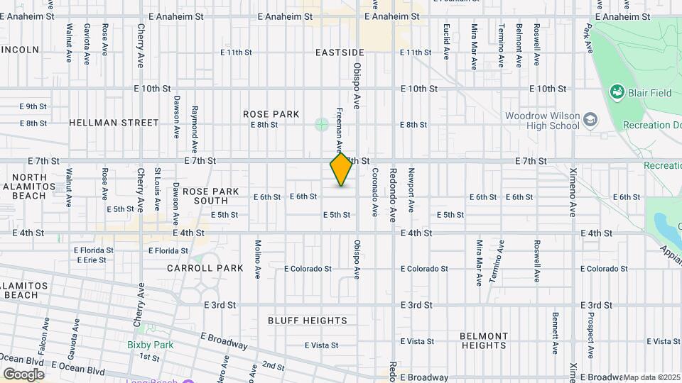 3101 E. 6th Street Map and Location Details