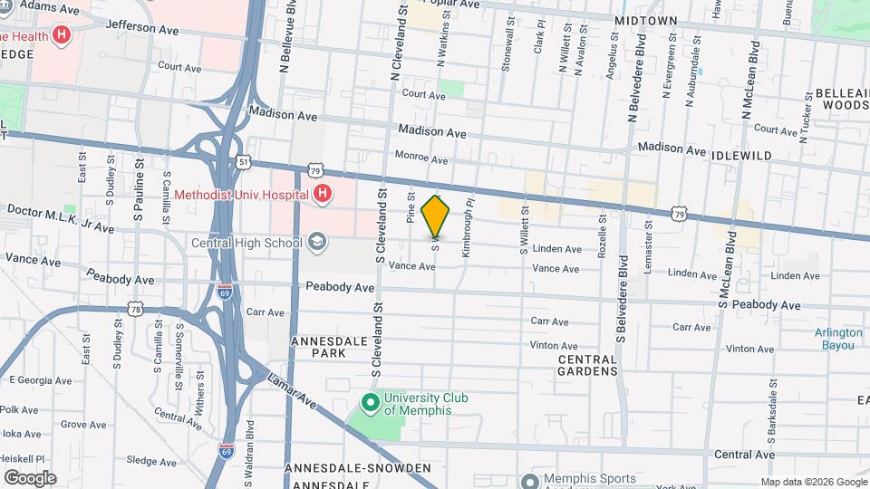 279 S Watkins St Mapa y Detalles de la Ubicación